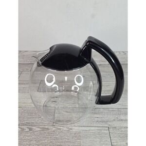 Krups Crystal Aroma Replacement Carafe Glass 10 Cup Coffee Black 466 467 398 458